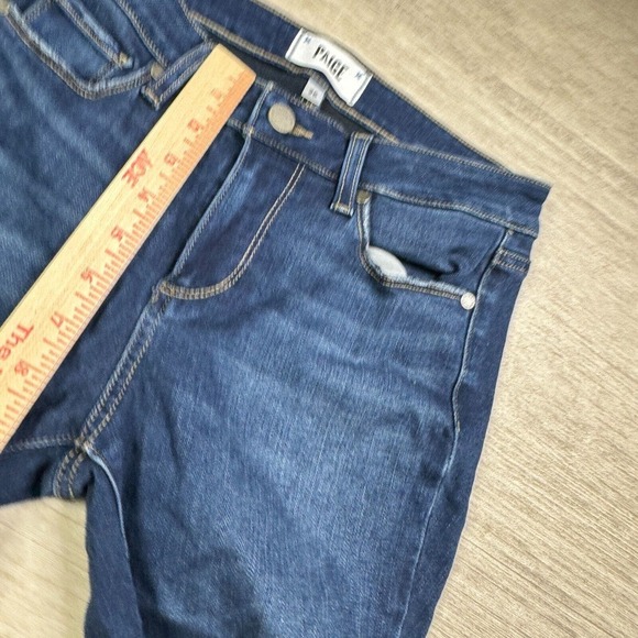 PAIGE Skyline Skinny Jeans Stretch Denim Low Rise Dark Wash Women 26 - Picture 10 of 10